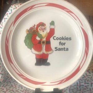 Villeroy and Bach Christmas party plate.